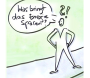 Comic Man asks: What is the point of saving energy?